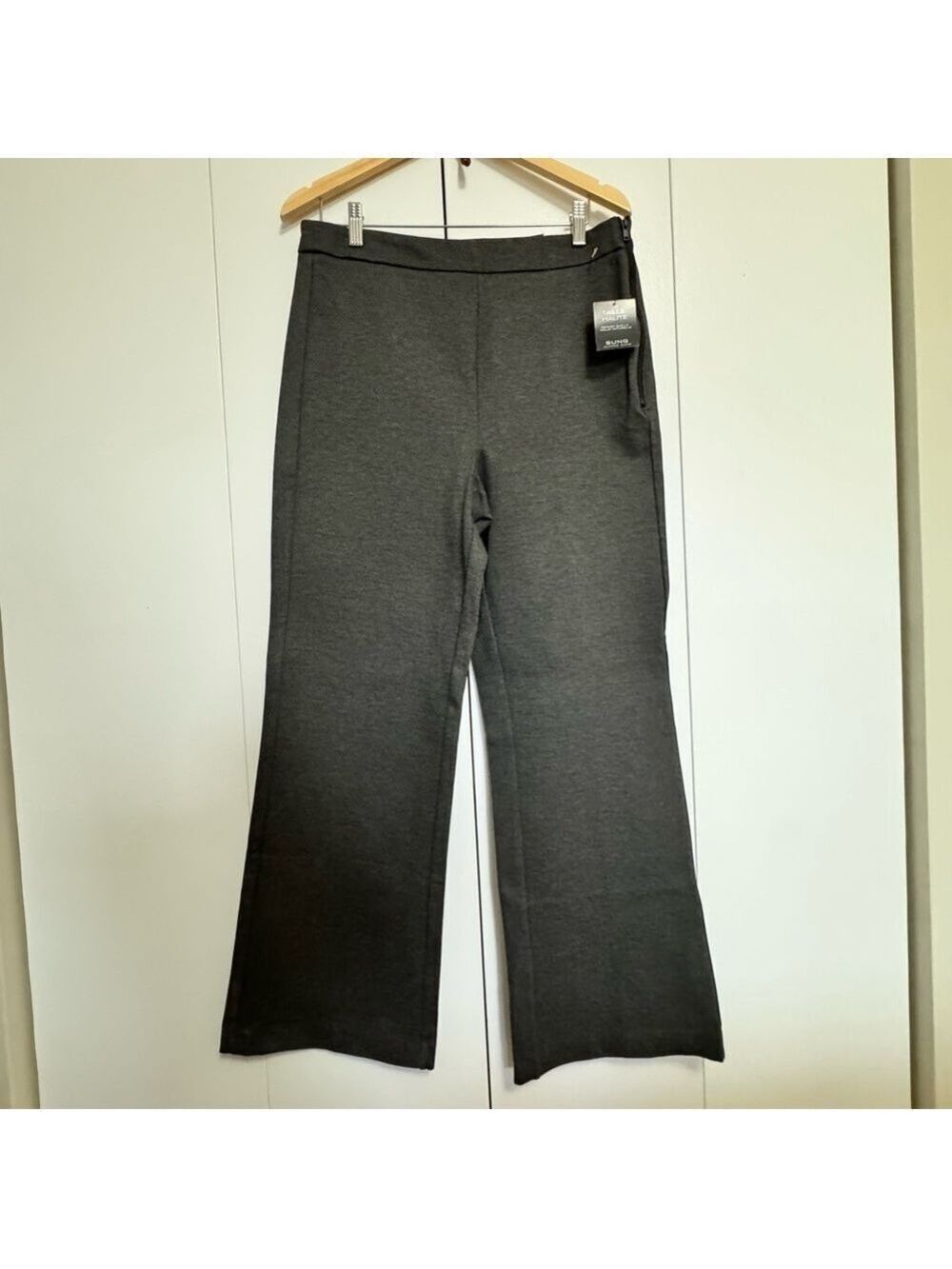 ALFRED SUNG Gray wide leg Cut Pants